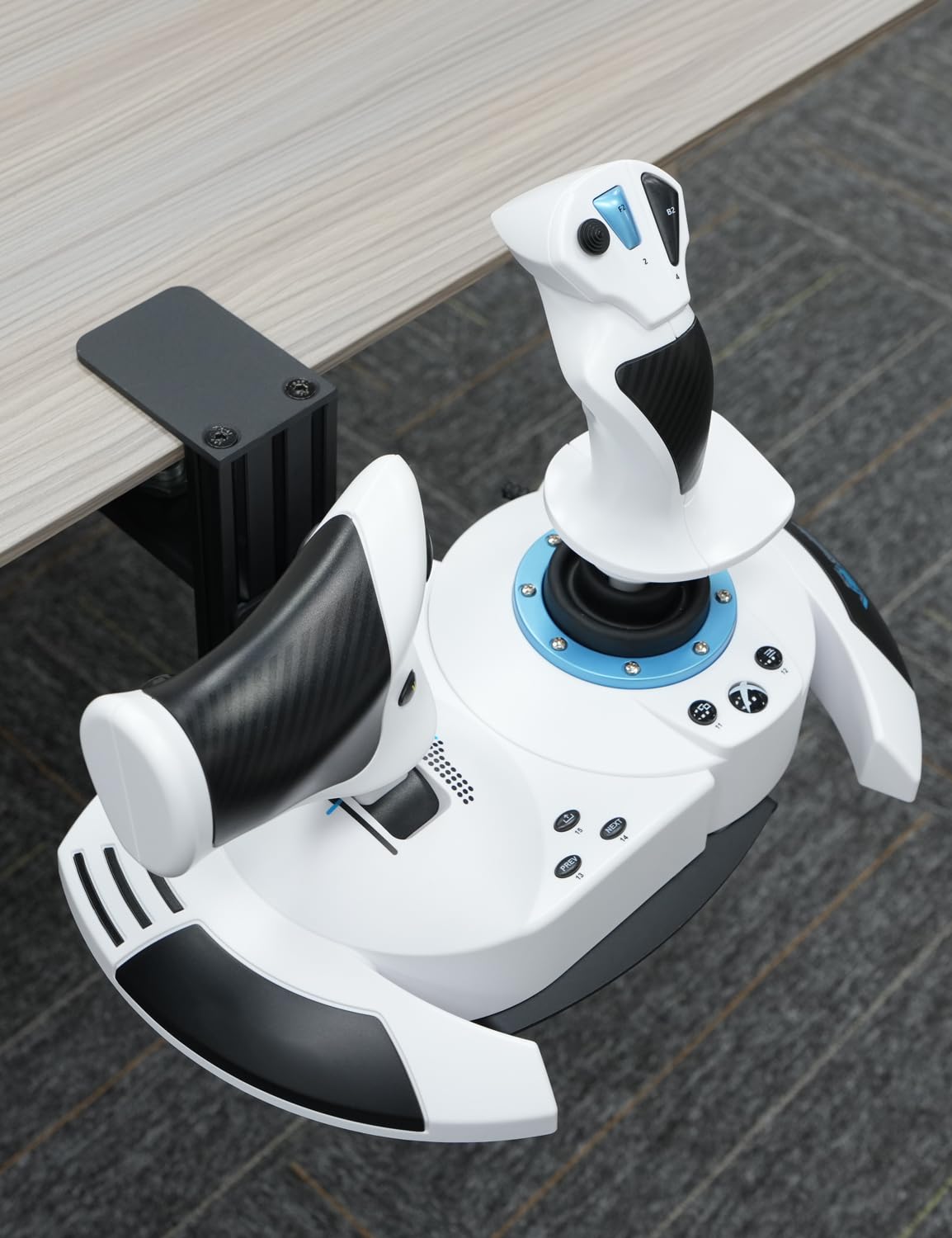 VTUIFBT Metal Desk Mount Compatible with Thrustmaster SimTask